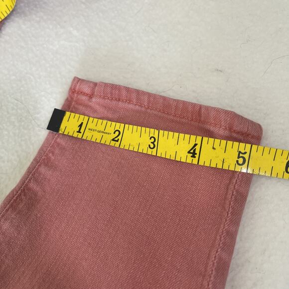 AG Adriano Goldschmied Women's Legging Ankle Coral Orange Jeans 29R - Picture 7 of 7